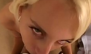 Perfect young whore Desire Moore moans while hard dick ducks her twat doggystyle