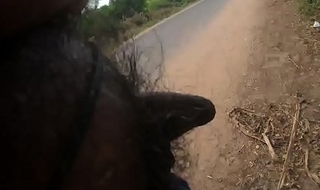 This is dick flash video of mine flashing to a girl who is riding bicycle
