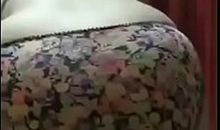Indian aunty showing her ass in panty