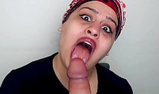 This INDIAN bitch can't live without to swallow a big, hard cock.Long tongue is amazing.