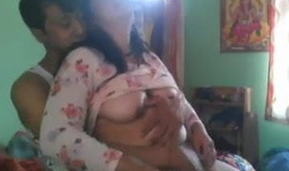 Big boob Desi Aunty drilled eternal by lover