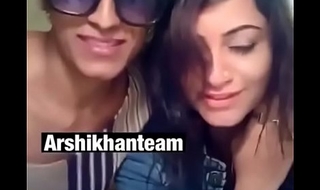 Arshi Khan Having Regard dressed Coition With Will not hear of Friend!!   Shocking Flick