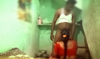 Tamil aunty cheating not susceptible uncle in move the bowels