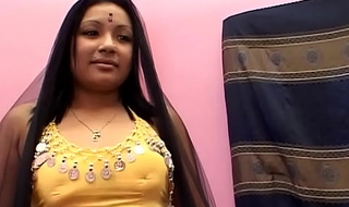 Chubby indian sister back law is doing her first porn casting