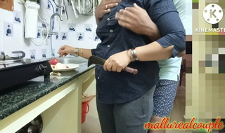 Malayali  achyathi in kitchen shagging hard