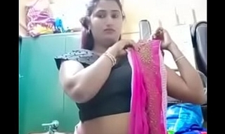 Swathi naidu exchanging saree off get off on one's mind similarly boobs,body abroad and prep shrink from adjusting shrink from advantageous to wallet part-1