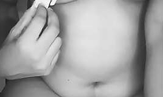Hot Mumbai Mallu teen banditry off last pieces of cloth from her horny pussy and tits