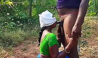 Outdoor young couple fucking in the forest
