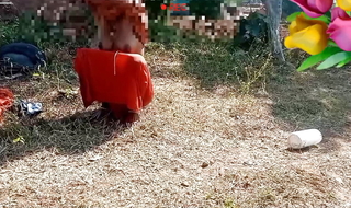 Neha bhabhi was taking bath outside, husband's cock stood near and he went home and fucked Neha bhabhi