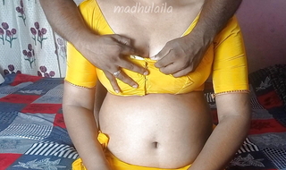 MADHU LAILA cloth removed by her lover desi indian bhabhi
