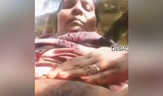 Village Bhabhi Shows Her Boobs And Pussy