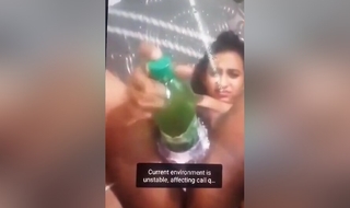 Today Exclusive -horny Desi Girl Masturbating With Bottle