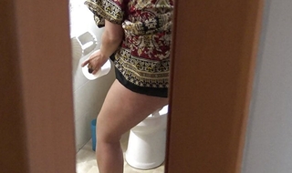 Indian stepmother caught me watching their way peeing and she didn't care