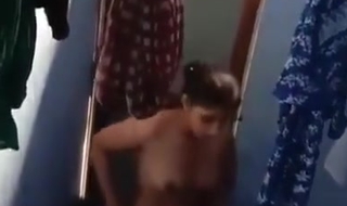 Spying Indian College Girl In Bathroom