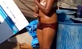 Bathing Village Girl Video