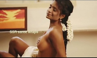 Indian non-specific topless fro saree