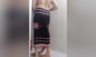 Natasha Nice - Sexy Girl Medicine lavage In The Bathroom. Sexy Girl Pissing Boobs And Masturbating