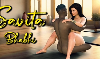 Busty Savita Bhabhi enjoyed a sex lesson with will not hear of yoga instructor.