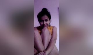 Sexy Indian Girl Sanjana Shows Her Boobs On Video Call 7