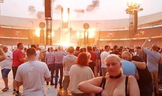LIFADsub Flashing at one's disposal Rammstein concert Rotterdam 2019 (Video Compilation)