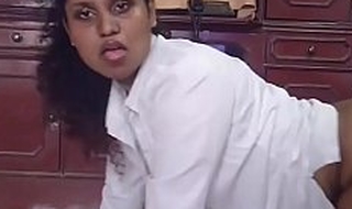 Naughty But Horny Indian Gender Herself With respect to A Big Dildo