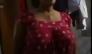 Desi aunty huge titties in nighty
