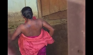 Desi village horny bhabhi nude clean-cut show caught by hidden cam